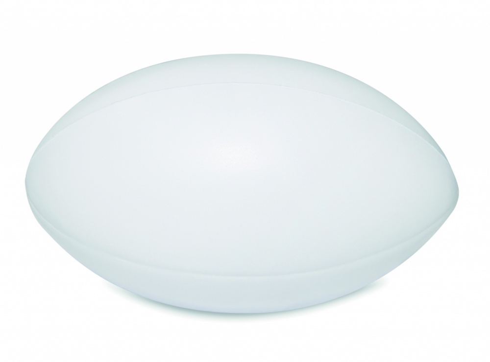 Logo trade corporate gift photo of: Anti-stress PU rugby ball