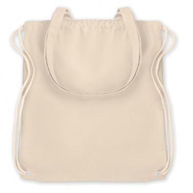 Logo trade promotional item photo of: 220gr/m² canvas 2 function bag