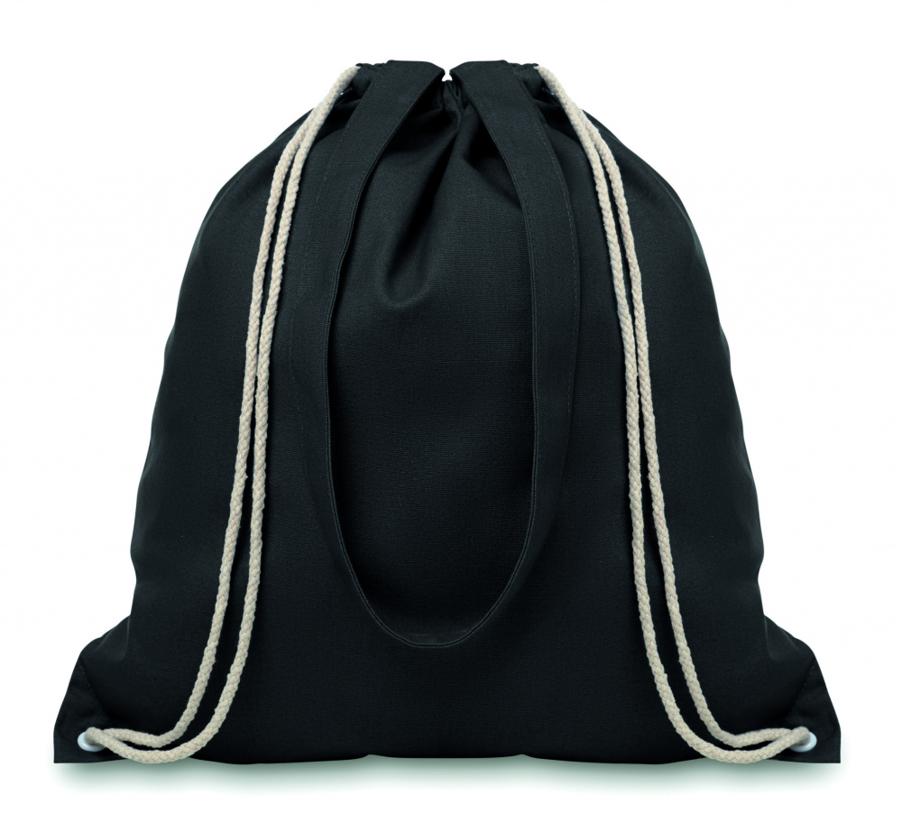 Logotrade promotional products photo of: 220gr/m² canvas 2 function bag