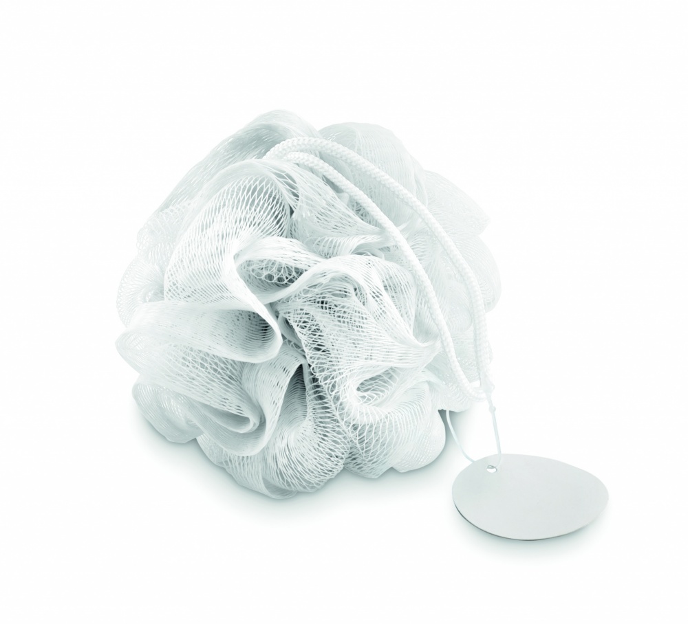 Logo trade promotional giveaways image of: Shower puff