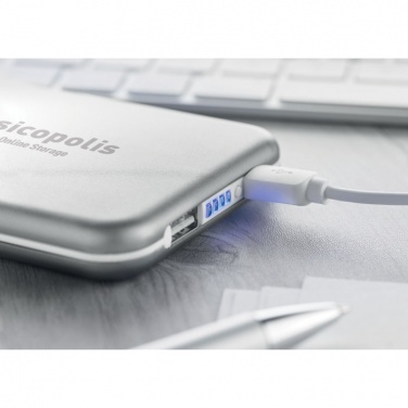 Logotrade promotional items photo of: 4000 mAH solar powerbank