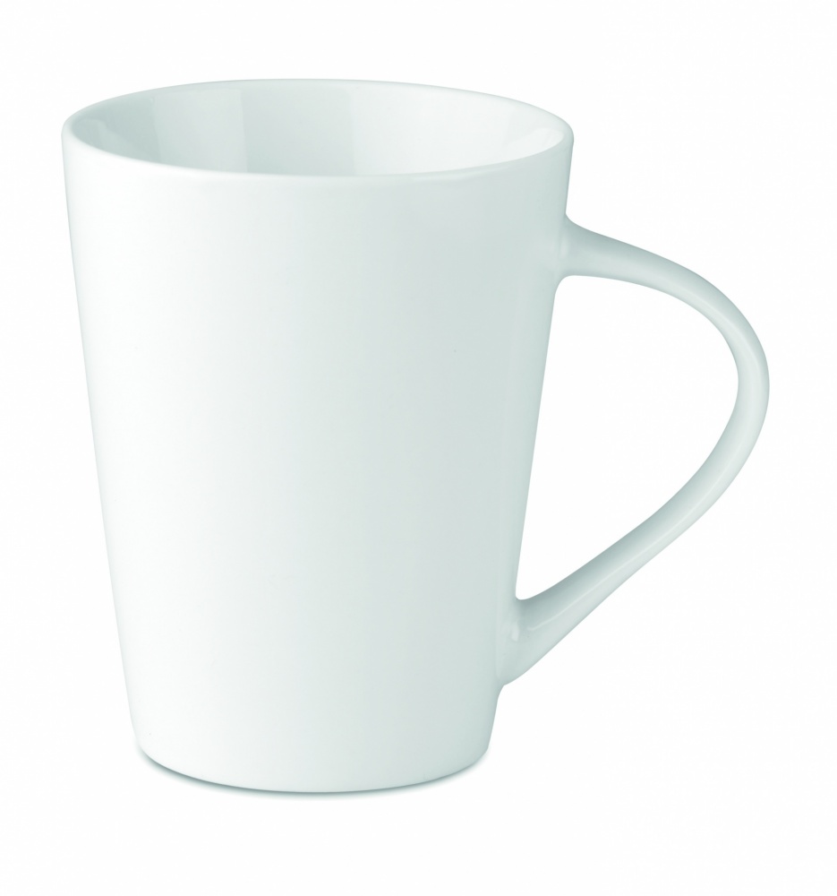 Logo trade promotional giveaways image of: Porcelain conic mug 250 ml