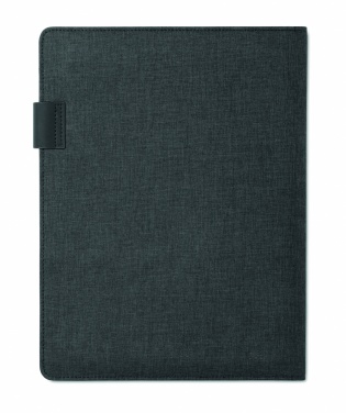Logo trade promotional items image of: A4 folder with power bank