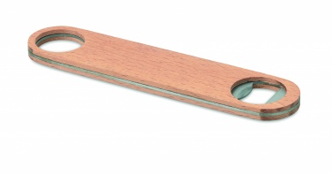 Logotrade promotional item image of: Wooden bottle opener