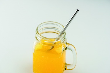 Logo trade business gift photo of: SS straw and brush in pouch