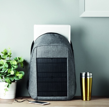 Logo trade promotional gifts picture of: Backpack solar