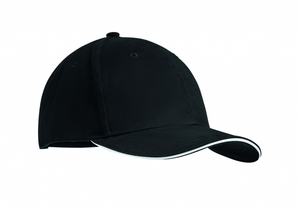 Logo trade business gift photo of: Brushed heavy cotton 6 panel sa