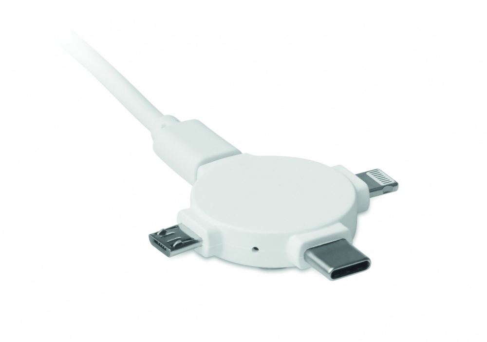 Logo trade business gift photo of: 3 in 1 cable adapter