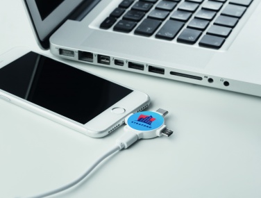 Logo trade promotional items image of: 3 in 1 cable adapter