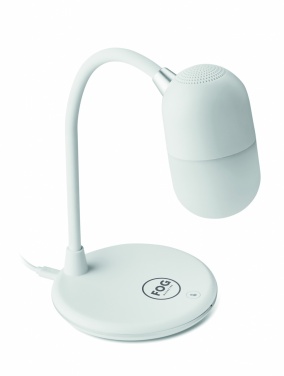 Logotrade corporate gifts photo of: Wireless charging lamp speaker