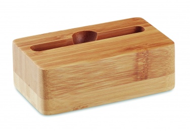 Logotrade promotional gifts photo of: Bamboo phone stand-amplifier CARACOL