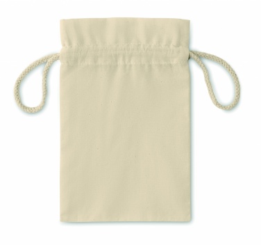 Logotrade promotional product picture of: Small Cotton draw cord bag