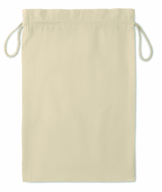 Logotrade advertising product image of: Large Cotton draw cord bag 30 x 47 cm