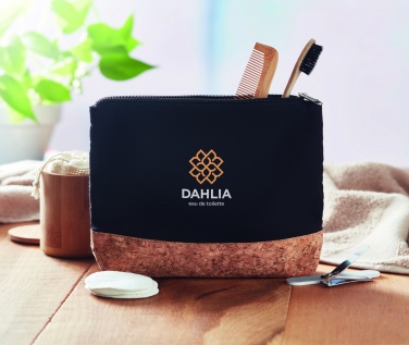 Logotrade promotional product image of: Cork & cotton cosmetic bag