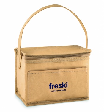 Logotrade promotional item picture of: 6 can woven paper cooler bag