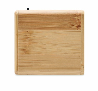 Logotrade promotional item image of: Bamboo wireless speaker