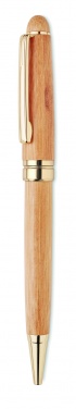 Logotrade promotional item picture of: Bamboo twist-action ballpoint pen in a box