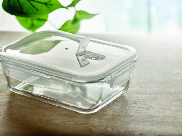 Logo trade advertising products picture of: Glass lunchbox & PP lid 900ml