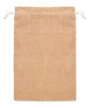 Logo trade corporate gift photo of: Large jute gift bag 30x47 cm
