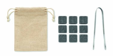 Logo trade business gift photo of: 9 stone ice cubes in box