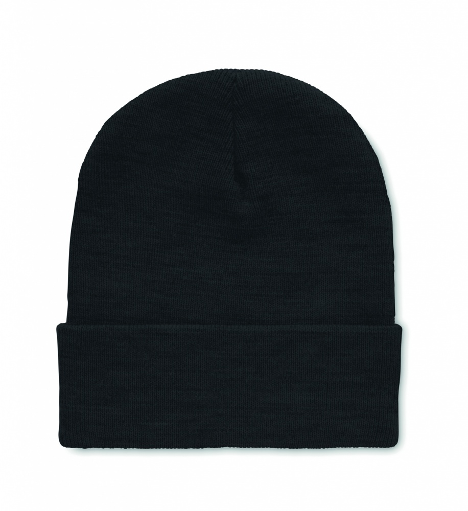 Logotrade promotional gift picture of: Beanie in RPET with cuff