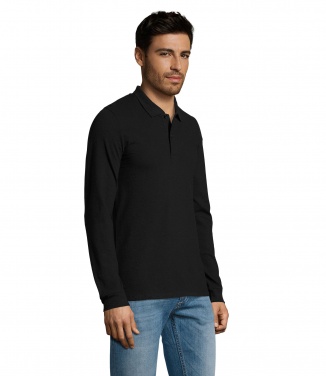 Logo trade promotional giveaways image of: PERFECT LSL MEN POLO 180
