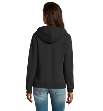Logotrade promotional product picture of: SPIKE WOMEN ZIP HOOD SWEAT