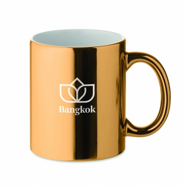Logotrade advertising products photo of: Ceramic mug metallic 300 ml