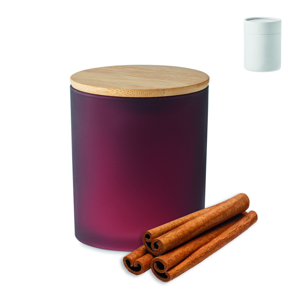 Logo trade corporate gifts picture of: Plant based wax candle 200 gr