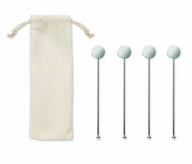 Logotrade promotional merchandise picture of: Stainless steel stirrers set