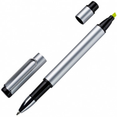 Logo trade promotional item photo of: Metal duo pen GETAFE