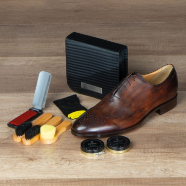 Logo trade promotional giveaways picture of: Shoe polish set CANNES