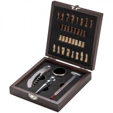 Logotrade promotional gifts photo of: Chess wine set SAN GIMIGNANO