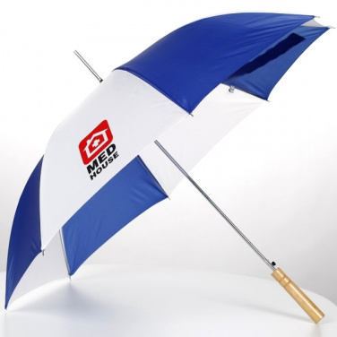 Logo trade business gifts image of: Automatic walking-stick umbrella AIX-EN-PROVENCE