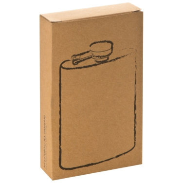 Logo trade promotional gift photo of: Stainless steel hip flask FRESNO 104 ml