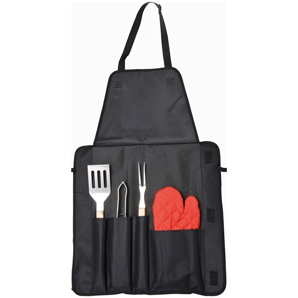 Logo trade corporate gifts picture of: Barbecue set AURORA