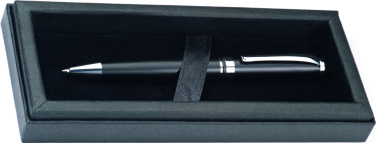 Logo trade promotional merchandise photo of: Metal ballpen CLAYTON