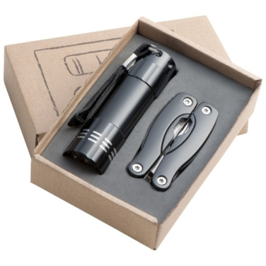 Logo trade corporate gifts image of: Set torch and multitool OAKLAND