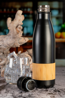 Logo trade promotional merchandise picture of: Stainless steel bottle KOBE 750 ml