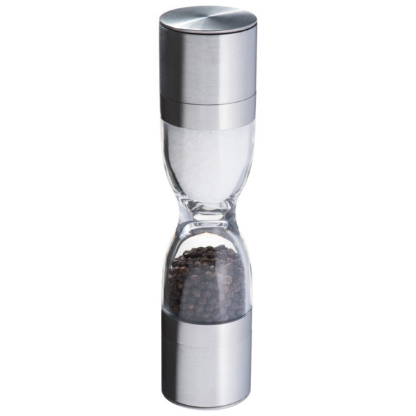 Logo trade advertising products picture of: Salt and pepper mill 2-in-1 ROME
