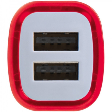 Logo trade promotional giveaway photo of: USB charging adapter KFZ FRUIT