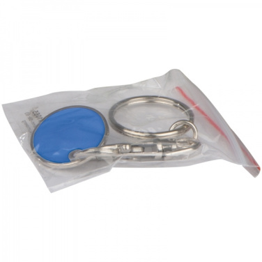 Logo trade advertising products image of: Keyring with shopping coin ARRAS
