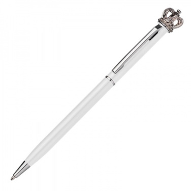 Logo trade promotional products image of: Metal ballpen KINGS PARK