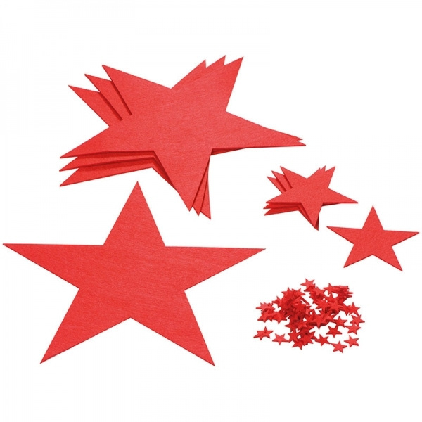 Logotrade promotional item image of: Felt star set KARLSTAD