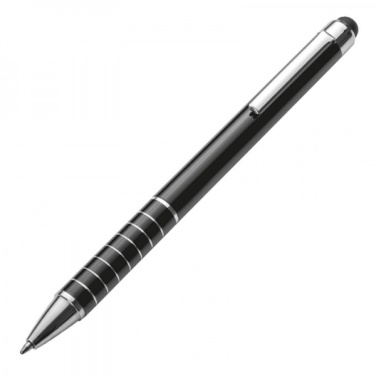 Logotrade promotional merchandise image of: Metal ballpen with touch pen LUEBO