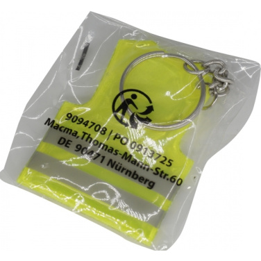 Logo trade corporate gift photo of: Keyring SPEEDY