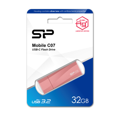 Logo trade promotional products image of: PENDRIVE SILICON POWER MOBILE - C07 3.2 32GB