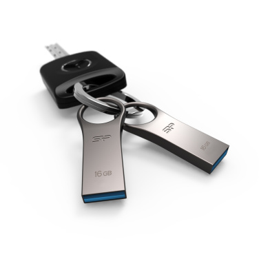 Logo trade business gift photo of: Pendrive 3.0 Silicon Power JEWEL J80 TITANIUM 16GB