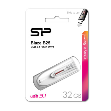 Logotrade promotional giveaway image of: Pendrive Silicon Power Blaze B25 3.1