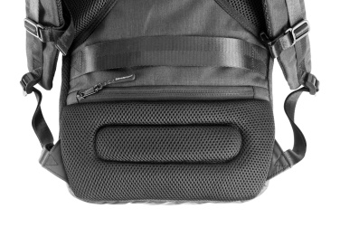 Logo trade promotional giveaway photo of: Rolltop backpack ELBERT Schwarzwolf